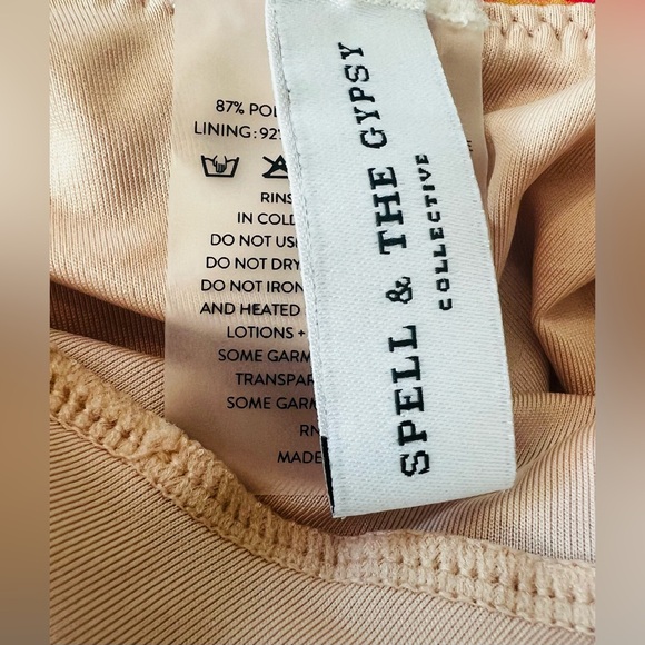 Spell & The Gypsy Collective Flame Babushka Swimsuit One Piece M - Picture 5 of 5